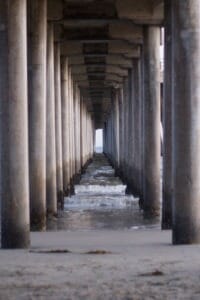 piers of ocean